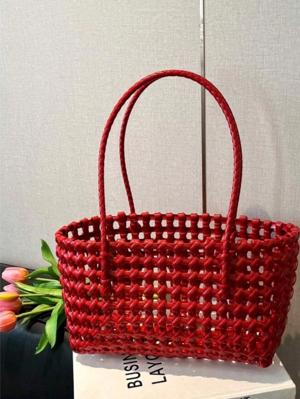 Woven Small Tote